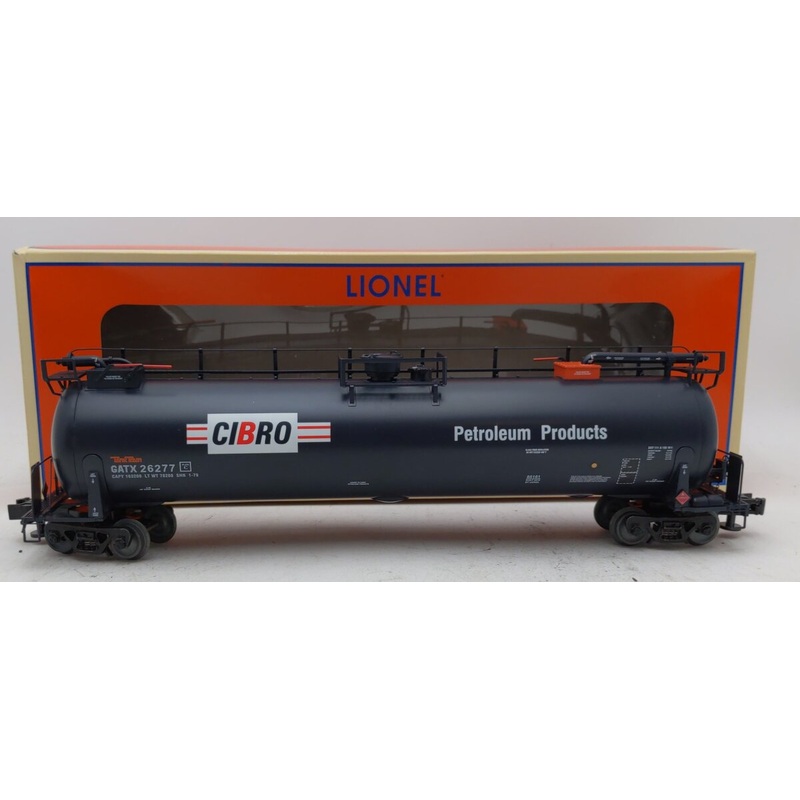 Lionel 6-85161 O Scale Cibro Tank Train Car Black #26277 LN/Box