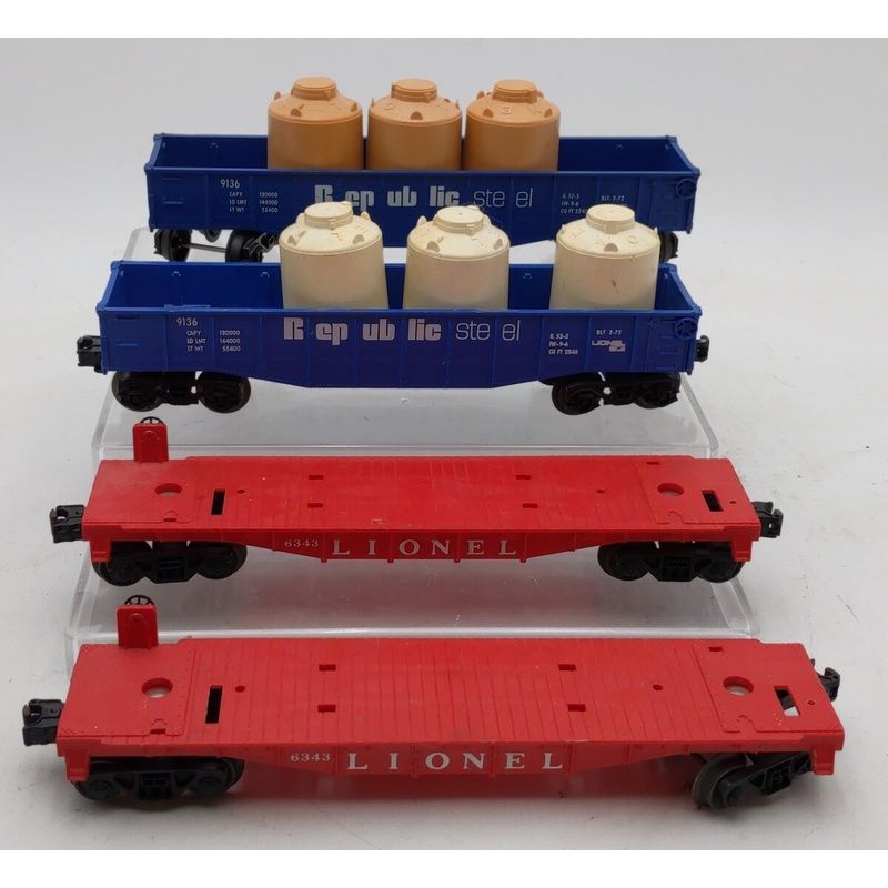 Lionel O Scale Assorted Cars-Flatcar & Gondola #9436 & 9136 EX