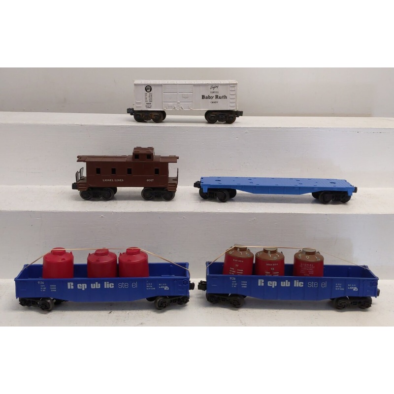Lionel & Other O Scale Assorted Freight Cars [5] EX