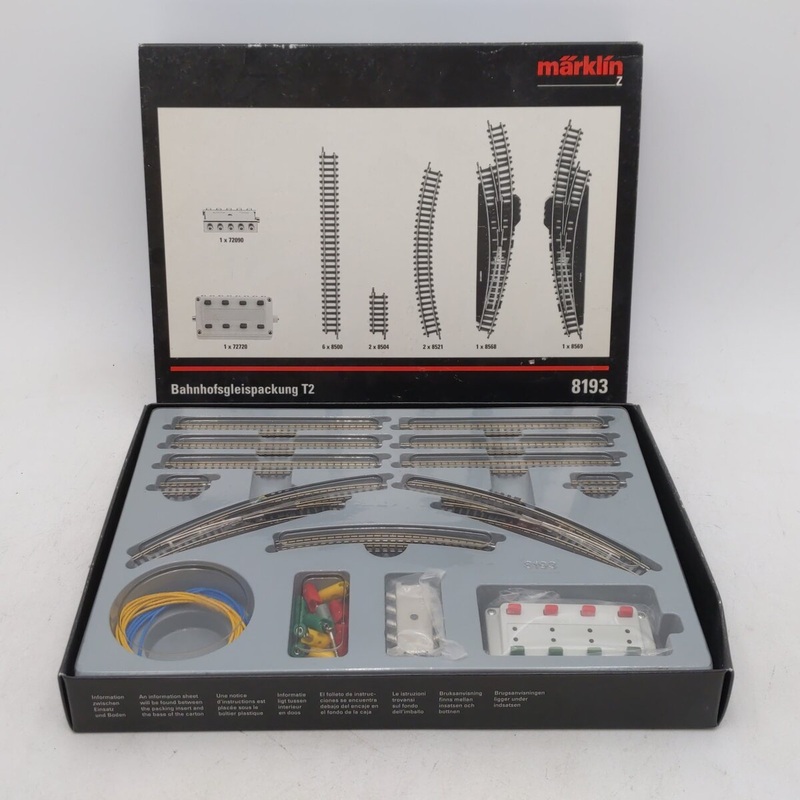 Marklin 8193 Z T2 Station Track Set LN/Box
