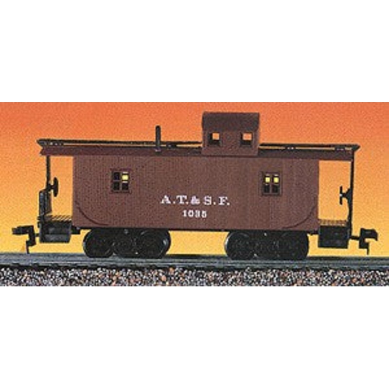 Model Power 9143 Santa Fe 32′ Wood Caboose NIB