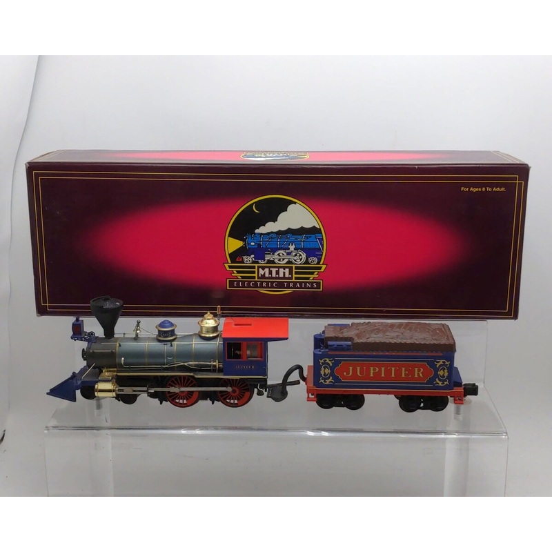 MTH 20-3237-1 O Central Pacific 4-4-0 American Steam Locomotive & Tender #60 LN/Box