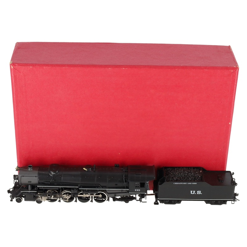 Key Imports HO BRASS 4-8-2 USRA Heavy Steam Locomotive & Tender -Painted LN/Box