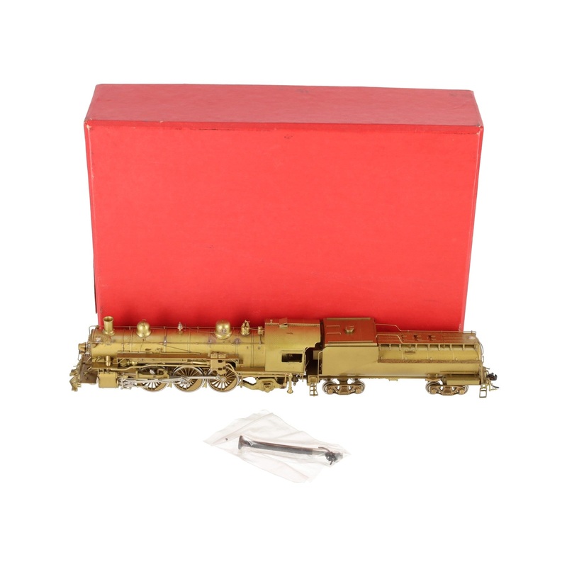 Key Imports HO BRASS Southern Pacific P-5 4-6-2 Steam Loco And Tender -Unpainted EX/Box