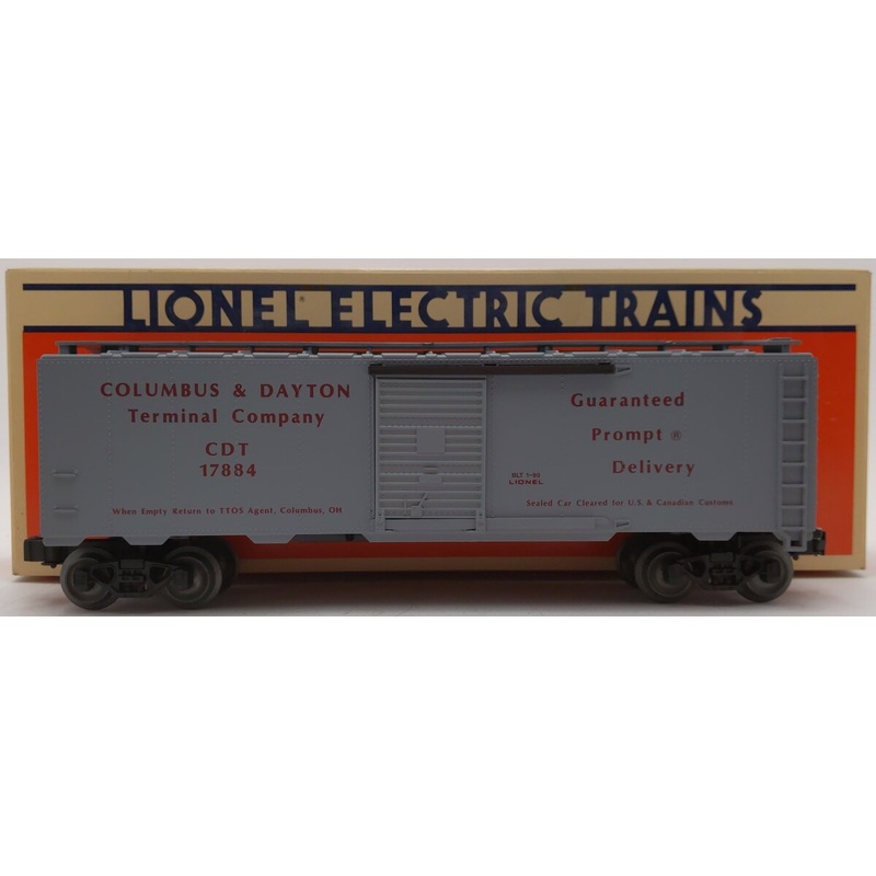 Lionel 6-17884 O 1990 TTOS Convention Columbus & Dayton Terminal Company Box Car EX/Box