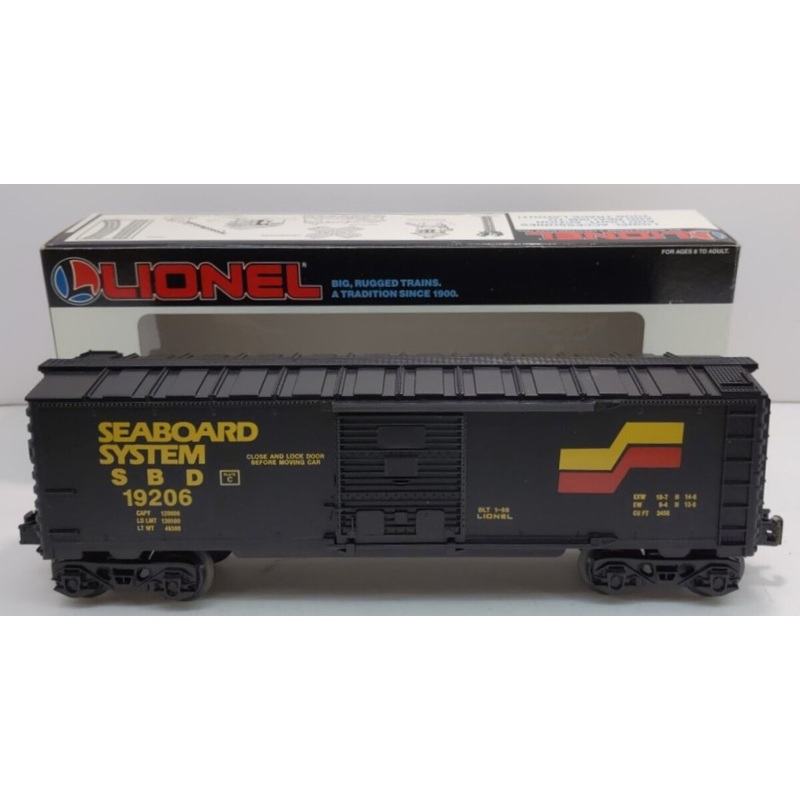 Lionel 6-19206 O Gauge Seaboard System Boxcar NIB