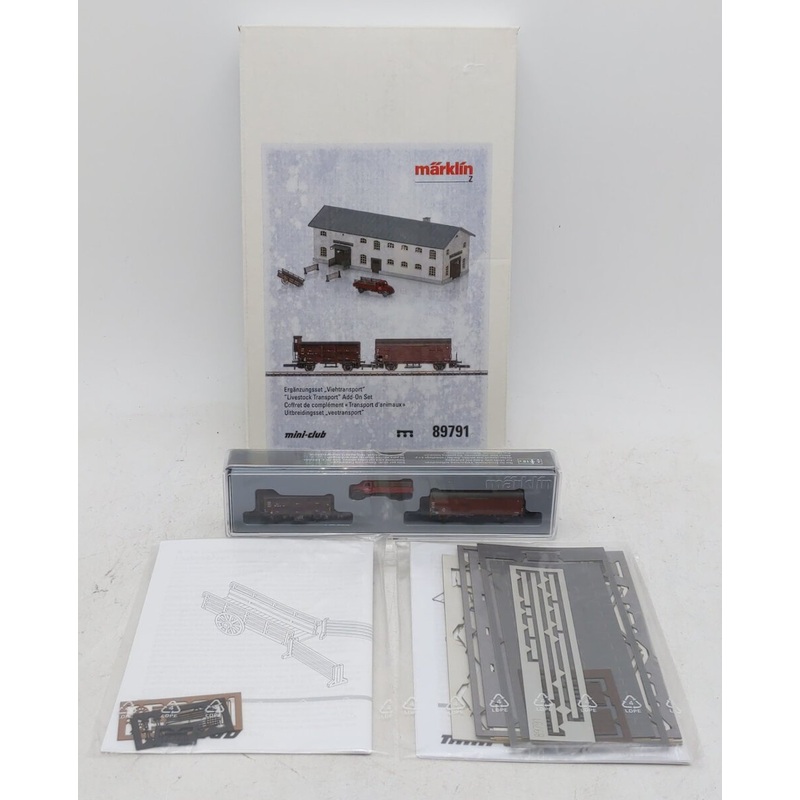Marklin 89791 Z Livestock Transport Add-On Set LN/Box