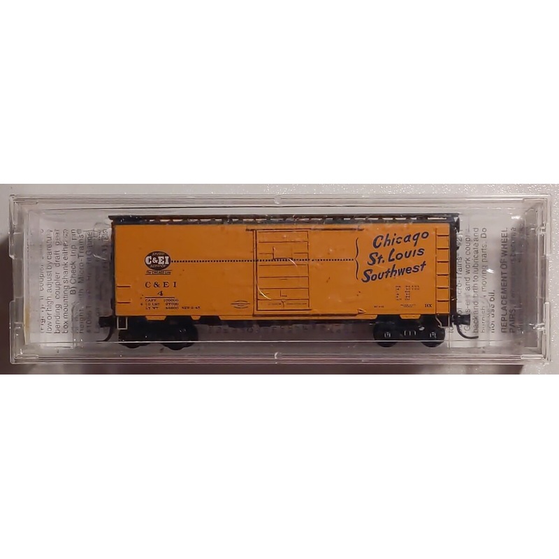 Micro-Trains 02000704 N Chicago & Eastern Illinois 40′ Single Door Boxcar #4 LN/Box