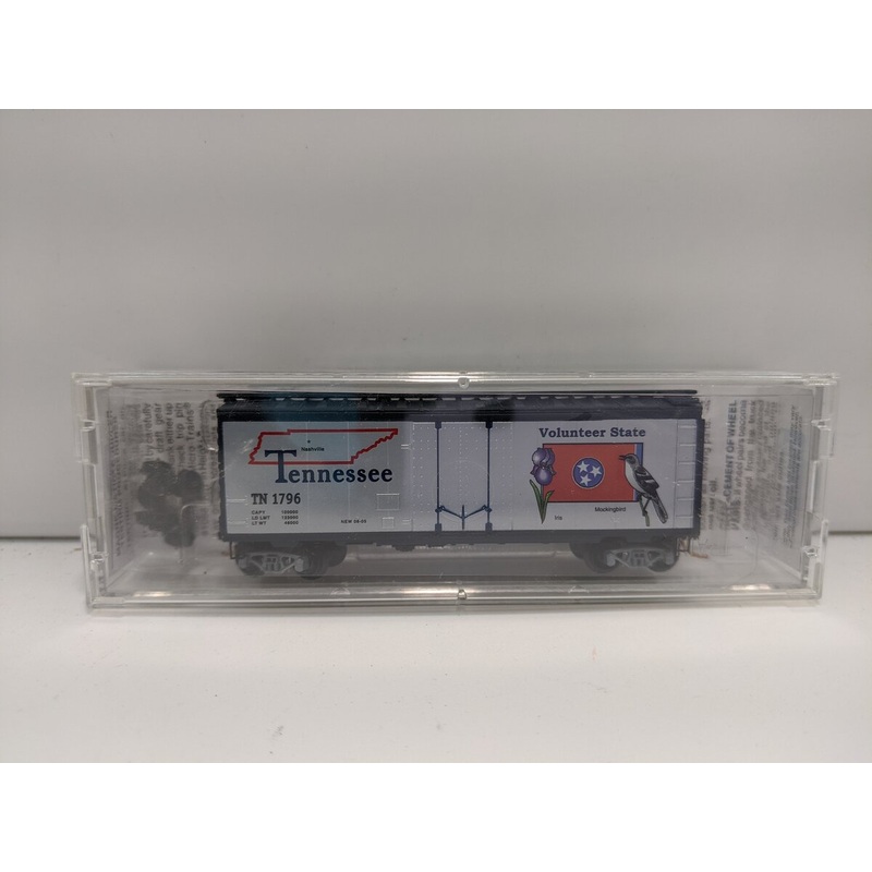 Micro-Trains 02100392 N Tennessee State 40′ Standard Plug Door Boxcar #1796 LN/Box