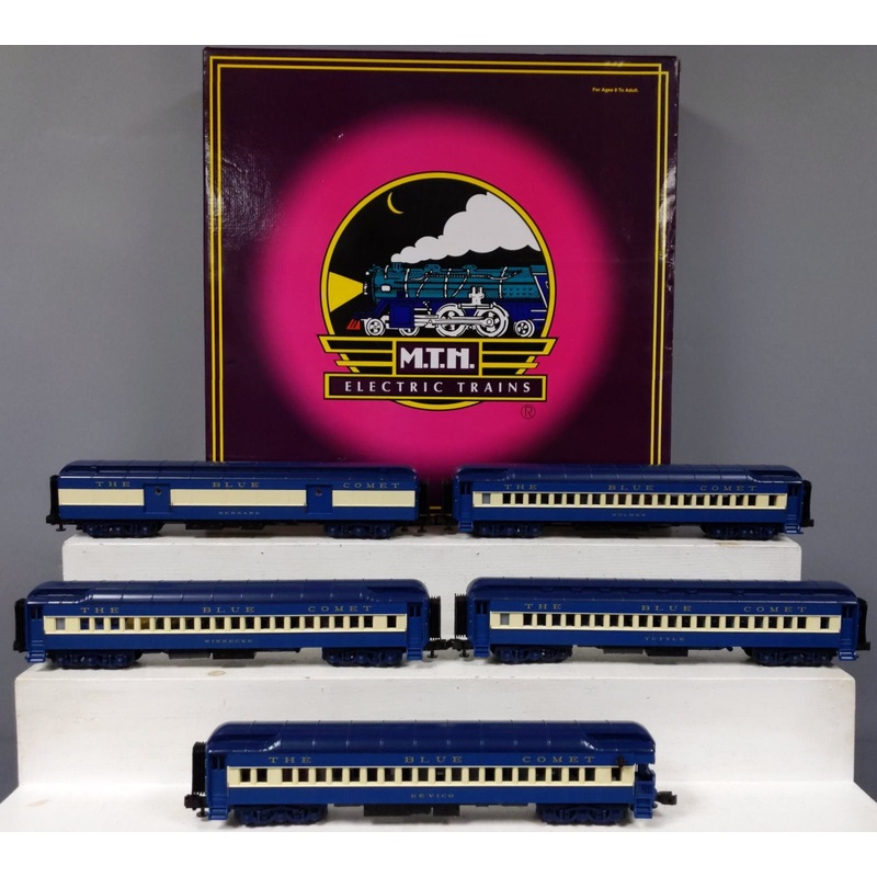 MTH 20-4021 O Gauge Jersey Central 70′ Madison Passenger Car Set (Set of 5) LN/Box