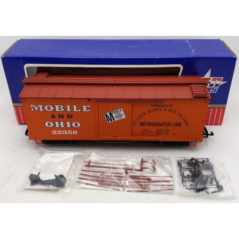 USA Trains 19003 G Scale Gulf, Mobile & Ohio Boxcar #22358 EX/Box