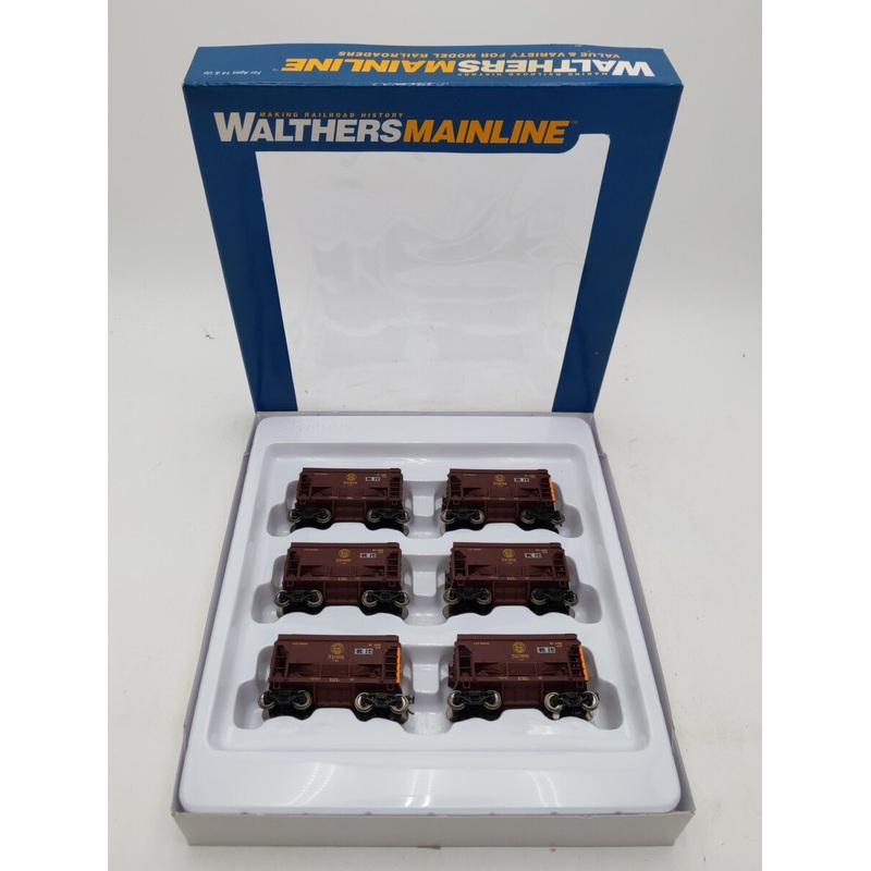 Walthers 910-58154 HO Chicago & North Western 24′ Michigan Taconite Ore Car (6) LN/Box