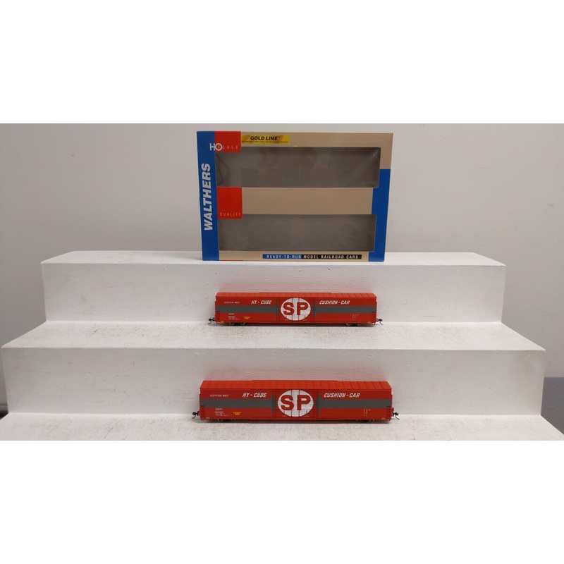 Walthers 932-235015 HO SSW Cotton Belt PS 86′ Hi-Cube 4-Door Boxcar (Pack of 2) EX/Box