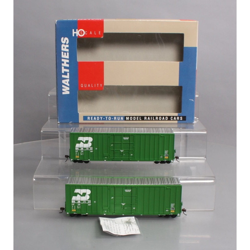 Walthers 932-27101 HO Scale Gunderson Paper Box Car (Pack of 2) LN/Box