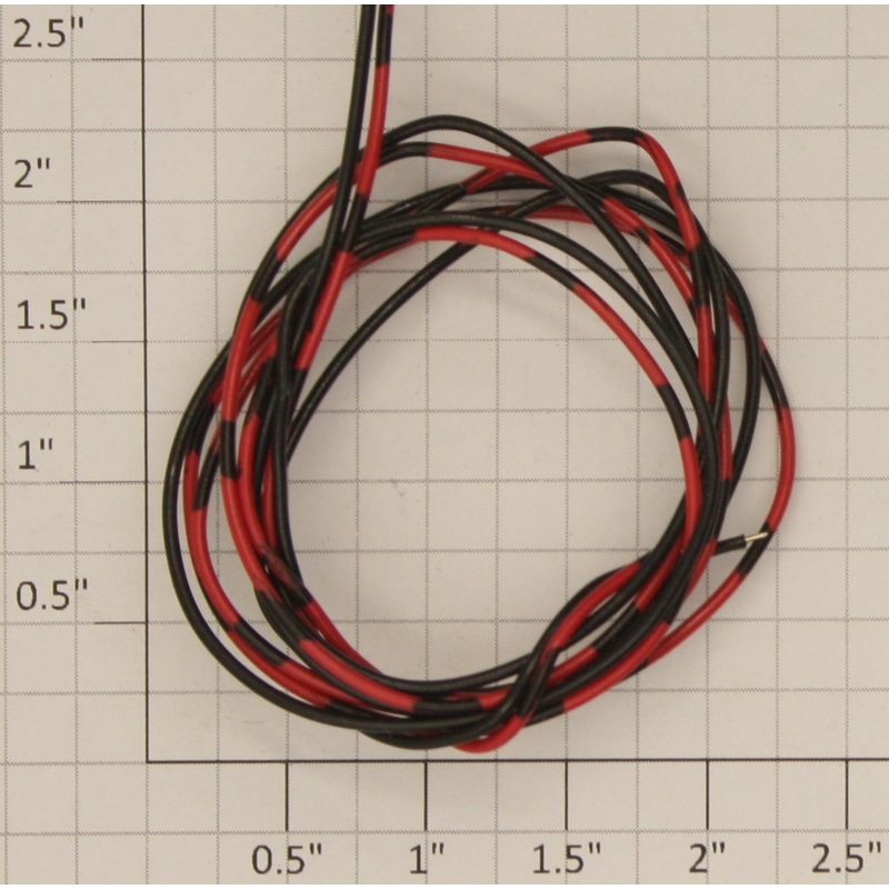 Acme 0629-617 #24 Gauge 2-Conductor Red & Black Wire Sold by the Foot