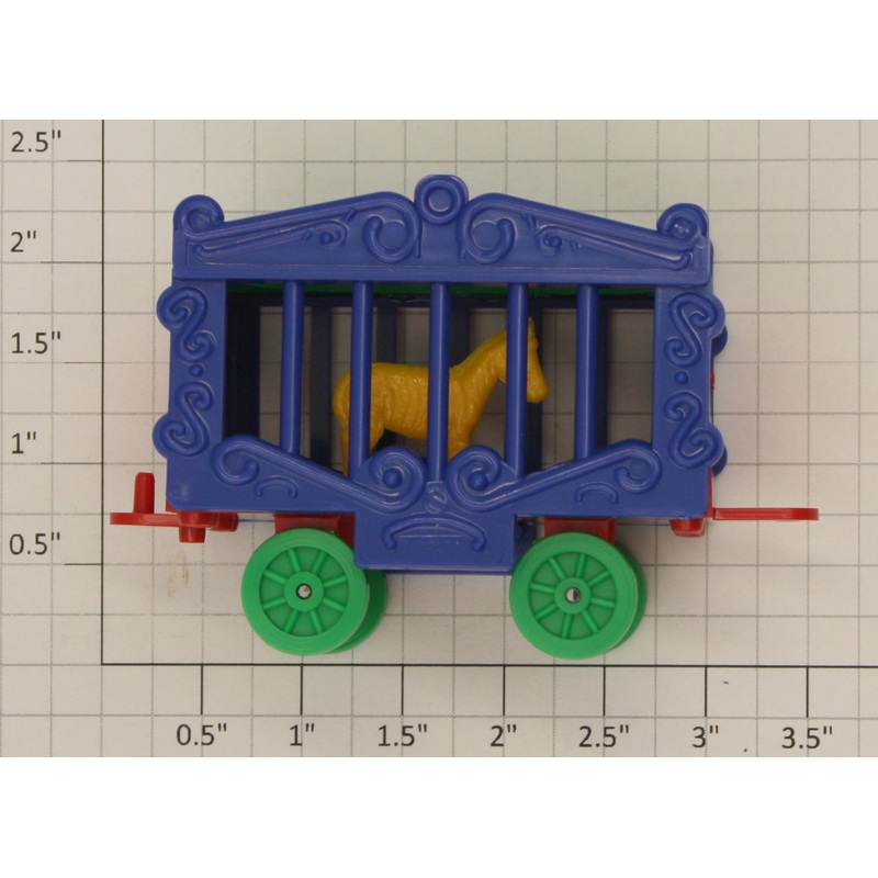 American Flyer 643-ZC Gilbert S Gauge #643 Allied Circus Cage w/ Yellow Zebra