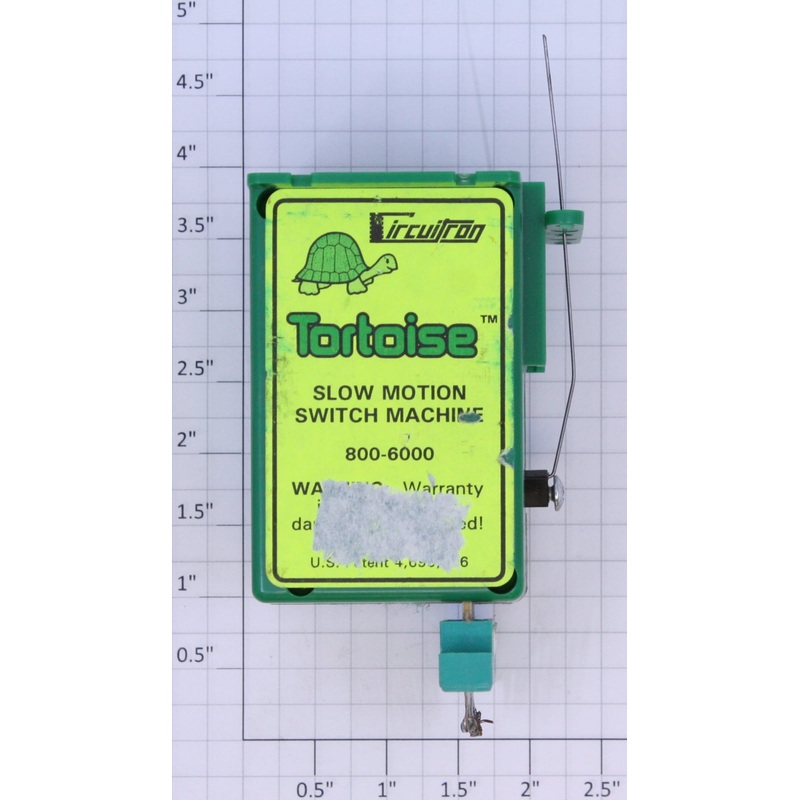 Circuitron 800-6000 Tortoise Slow Motion Switch Machine with Green Connector