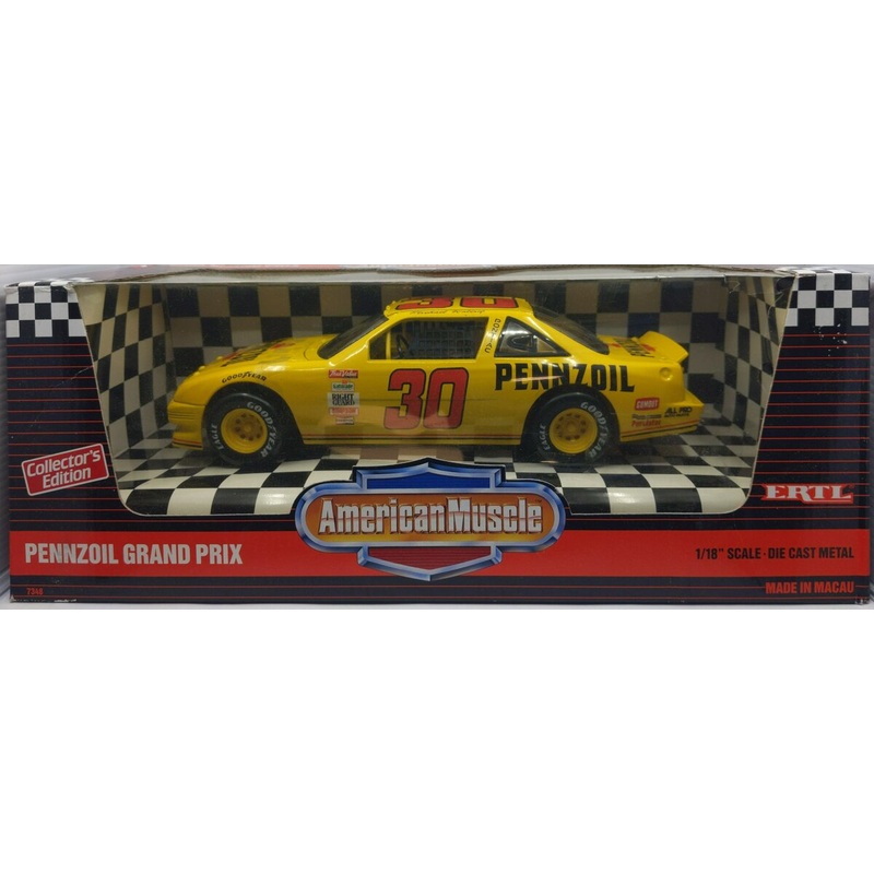 Ertl 7348 1:18 #30 Pennzoil Pontiac Grand Prix Die Cast Model Car