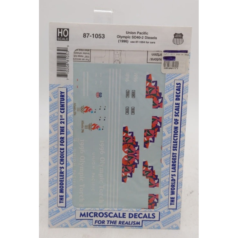 Microscale 87-1053 HO Scale Union Pacific Olympic SD40-2 Diesels 1996 Decal