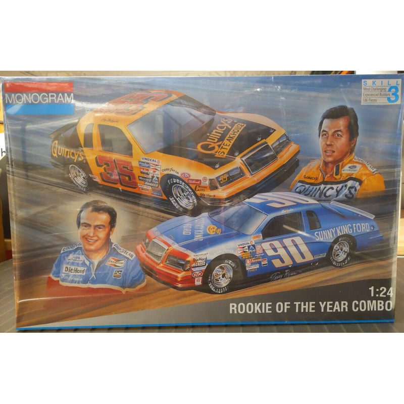 Monogram 6368 1:24 #’s 35 & 90 Rookie of the Year Combo Model Car Kit