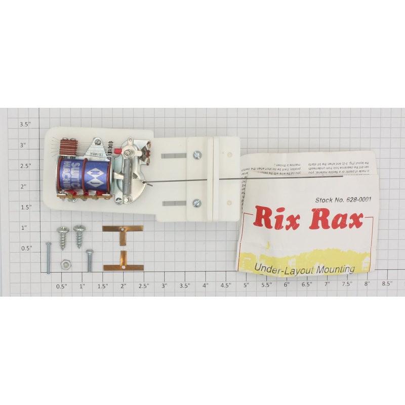 NJ International 6000 Twin Coil Switch Machine with Rix-Rax Offset Mount