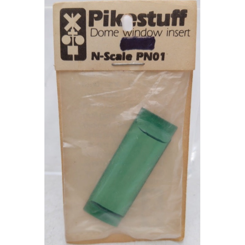 Pikestuff PN01 N Scale Green Budd Dome Car Window Insert