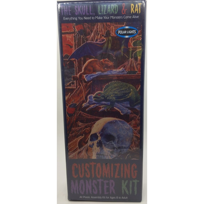 Polar Lights 5020 Customizing Skull, Lizard & Rat Monster model kit