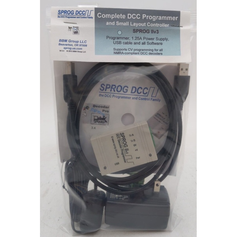 Sprog IIv3 Complete DCC Programmer & Small Layout Controller