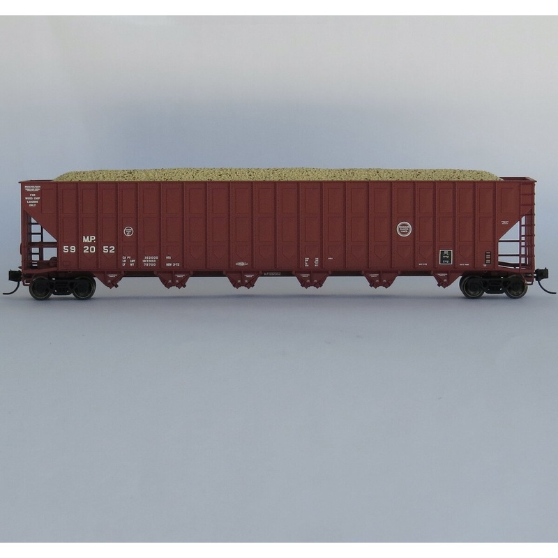 Trainworx Inc. 27003-01 N Mo-Pac Greenville 7000 Cu Ft Wood Chip Hopper #592004