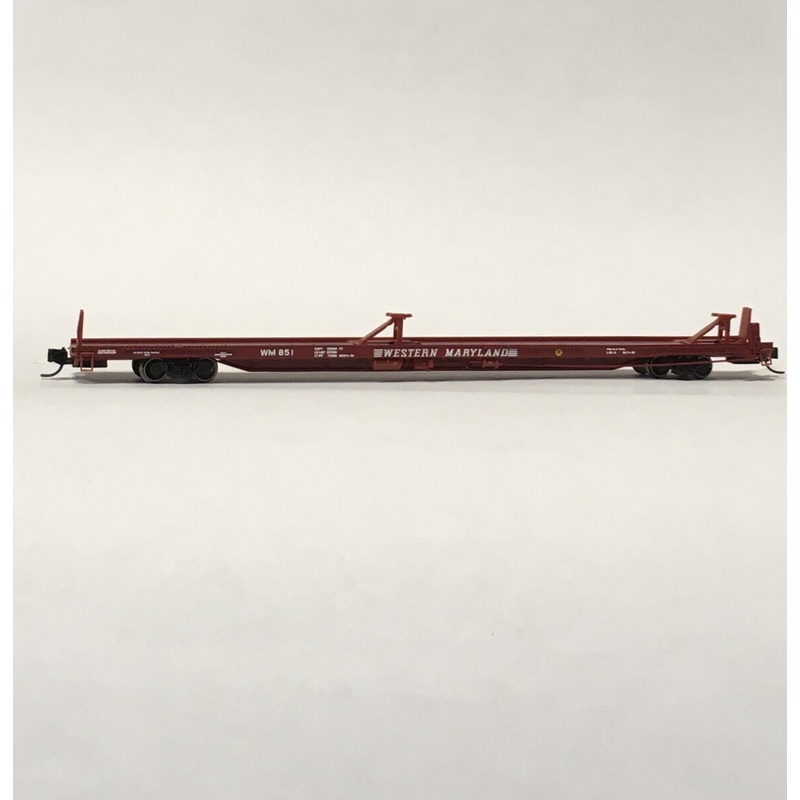 Trainworx Inc 28515-01 N Western Maryland Pullman Standard 85′ Flat Car #851