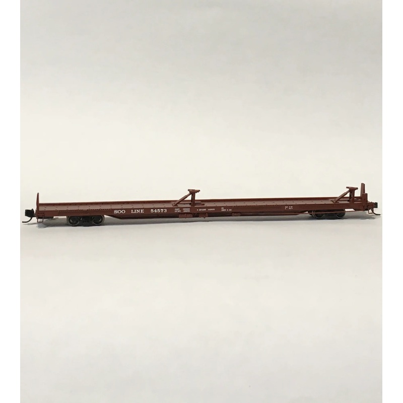 Trainworx Inc 28516-03 N SOO Line 85 Pullman Standard Flat Car #54585