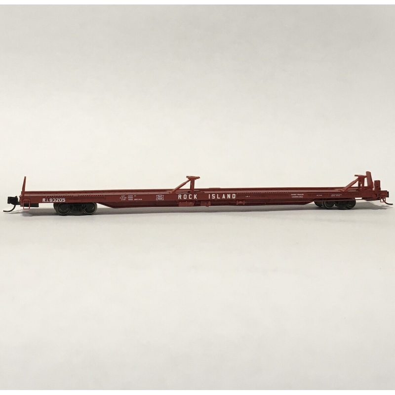 Trainworx Inc 28543-06 N Rock Island Pullman Standard 85′ Flat Car #93248
