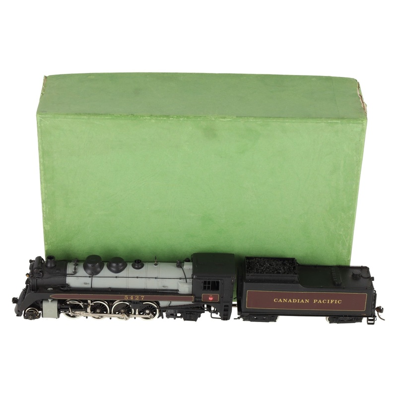 V-H Models HO BRASS CPR 2-8-2 P2 Mikado Steam Locomotive & Tender EX/Box