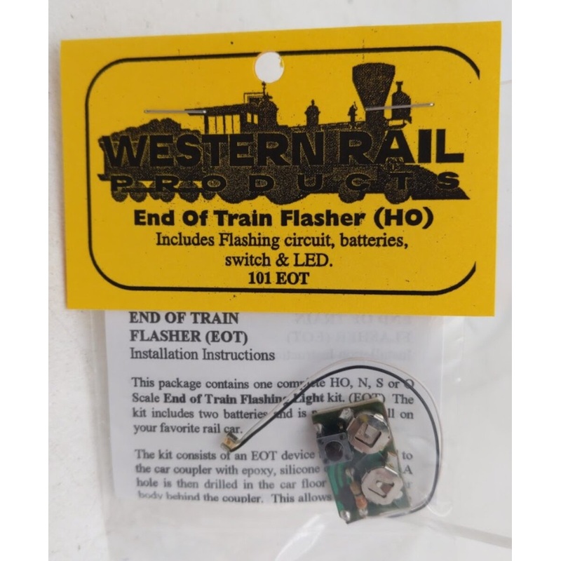Western Rail 101 HO Scale EOT End of Train Flasher