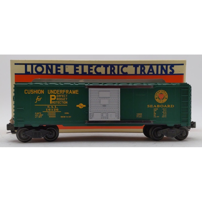 Lionel 6-19886 O Gauge Seaboard System Boxcar #16126 VG/Box
