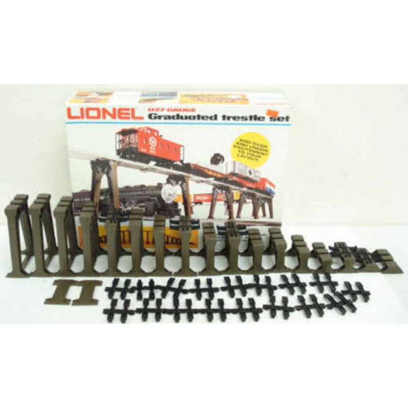 Lionel 6-2110 O27 Gauge Graduated Trestle Set LN/Box