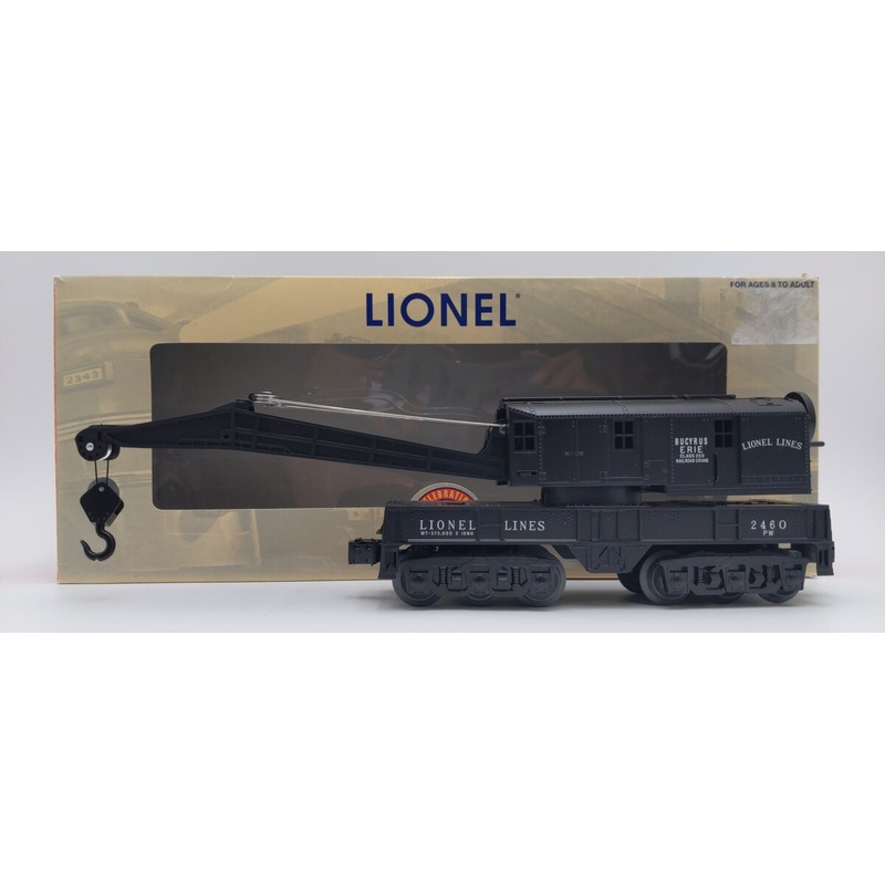 Lionel 6-29821 PWC #2460 Lionel Lines Crane Car LN/Box