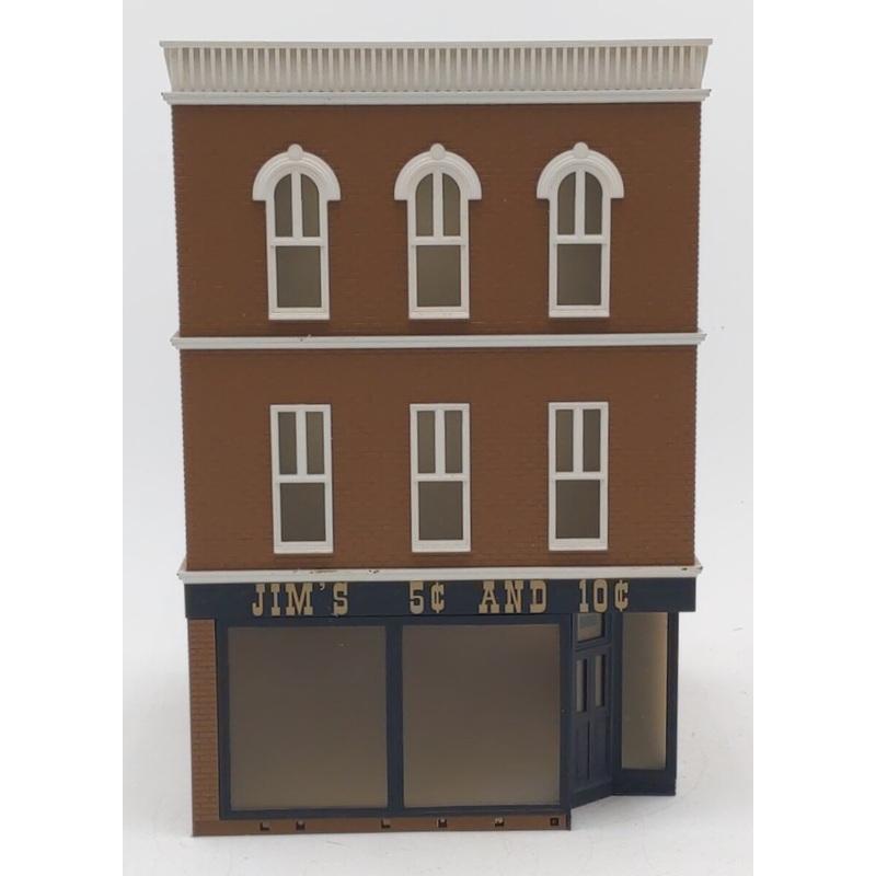 Lionel 6-34130 O Assembled 3-Story Jim’s 5c And 10c Store Building EX