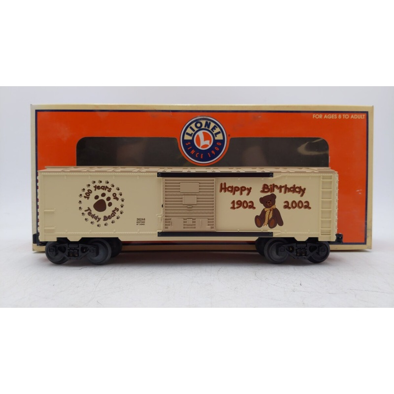 Lionel 6-36244 O Gauge Teddy Bear Centennial Boxcar EX/Box