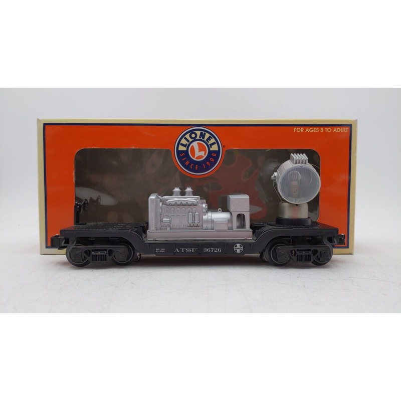 Lionel 6-36726 O Gauge Santa Fe Operating Searchlight Car EX/Box