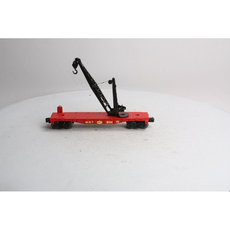 Lionel 6-36872 MKT Katy Derrick Flatcar w/Crane EX