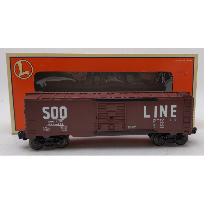 Lionel 6-39243 O Gauge Soo Line 6464 Boxcar #625 LN/Box