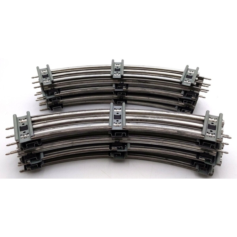 Lionel 6-65501 O Gauge Tubular 31 Diameter Curved Track (14) EX