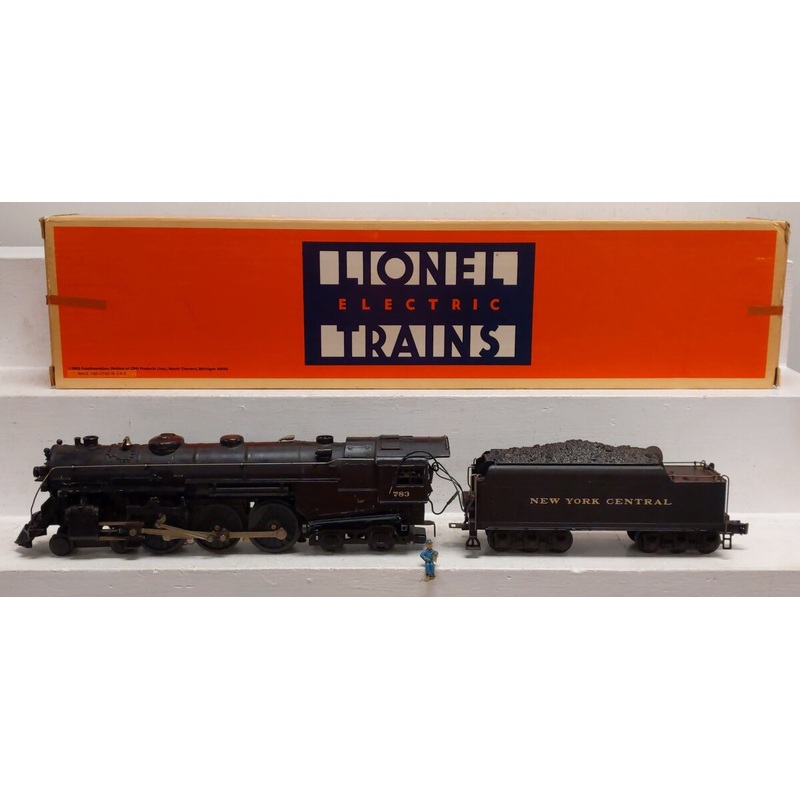 Lionel 6-8406 O New York Central Die-Cast Hudson 4-6-4 Steam Loco & Tender #783 VG/Box