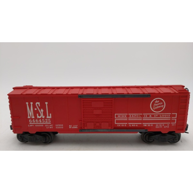 Lionel 6464-525 Vintage O Minneapolis & St. Louis Boxcar – Type I EX