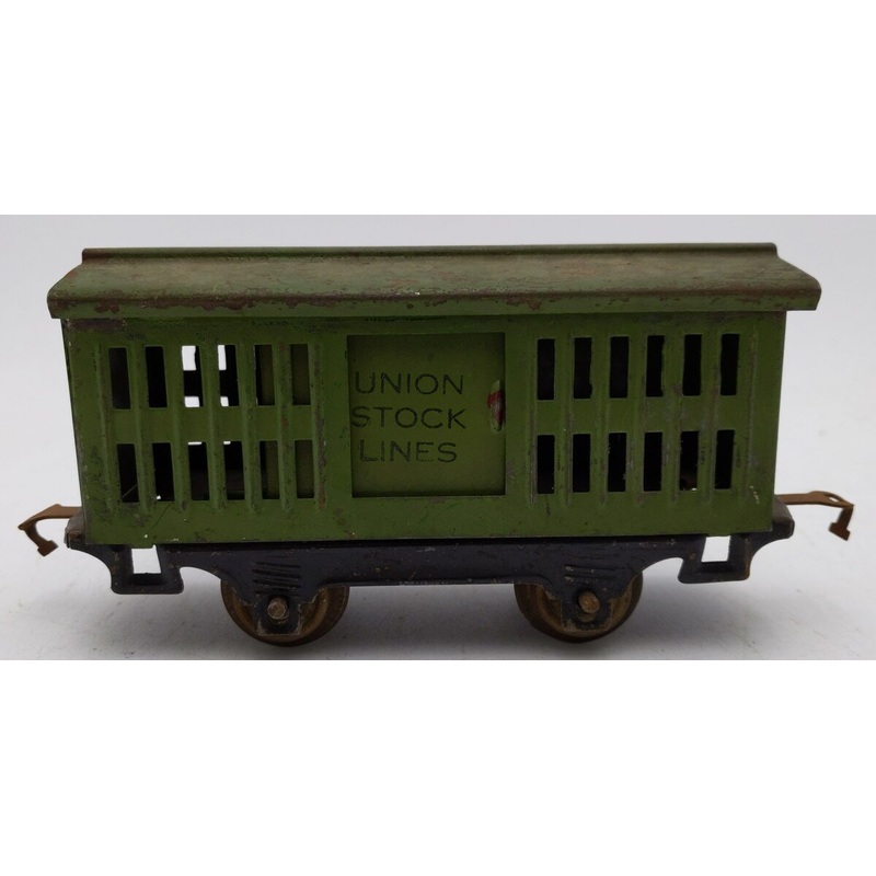 Lionel 821 Vitnage O Prewar Union Stock Car EX