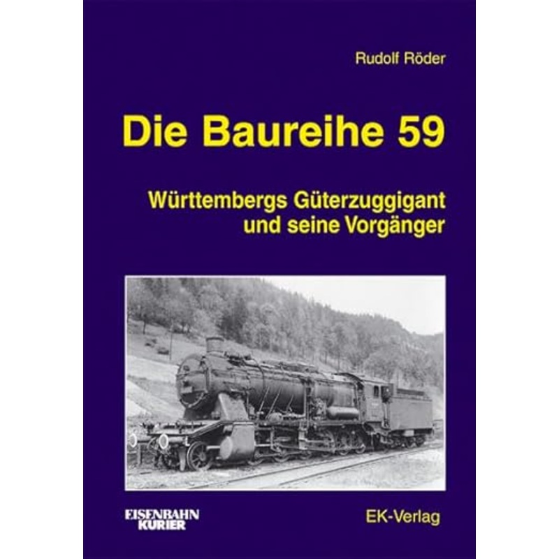 Die Baureihe 59 Hardcover Book By Rudolf Roder LN