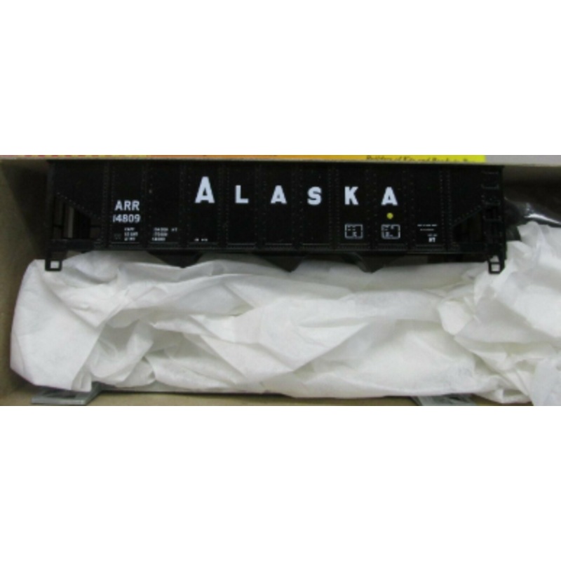 Roundhouse 01549 HO Scale Alaska Railroad 40′ 3-Bay Ribbed Boxcar #14809 Kit