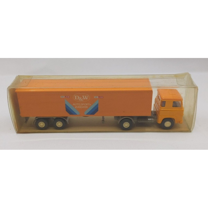 Wiking 546 HO Scale D&W Auto-Sport Zubehor Scania LB 111 Sattelzug Trailer