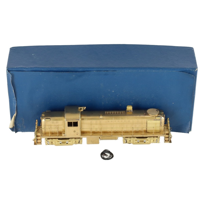 Alco Models D-132 HO Brass RS-2 Diesel Locomotive – Unpainted EX/Box